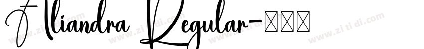 Aliandra Regular字体转换 Aliandra Regular字体转换